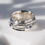 Divinity Princess Iolite Silver Spinning Ring, thumbnail 1 of 9