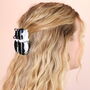 Large Black And White Cat Hair Clip, thumbnail 1 of 4
