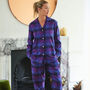 Women's 'Berwick' Check Brushed Cotton Pyjama Set, thumbnail 1 of 3