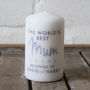 Mum Personalised Mummy Candle, thumbnail 5 of 5