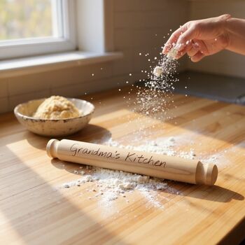 Personalised Baking Gift – Rolling Pin Or Spatula, 7 of 9