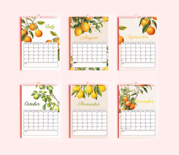 Dolce Vita Lemon Mid Year Calendar, 2 of 4