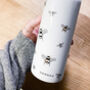 Personalised Bee Water Bottle With Bamboo Lid, thumbnail 2 of 4