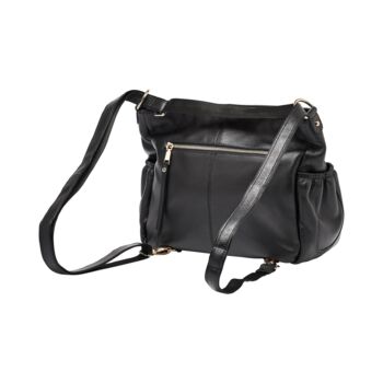 Lennox Midi Black Leather Handbag, 10 of 10