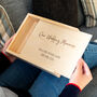 Personalised Our Wedding Memories Photo Box With Sliding Lid, thumbnail 5 of 5