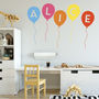 Personalised Balloon Wall Stickers, thumbnail 1 of 4