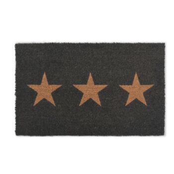 Three Star Charcoal Doormat Various Sizes, 3 of 3