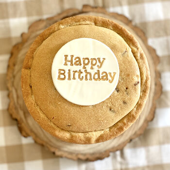 Large 'Happy Birthday' Cookie Pie 20 Flavours, 2 of 2