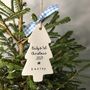Personalised Baby's First Christmas 2023 Ceramic Tree, thumbnail 1 of 5