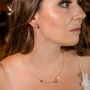 Dainty Star Stud Earrings In Silver Or Gold Vermeil, thumbnail 3 of 9