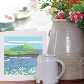 Cape Cornwall Greeting Card, 2 of 2