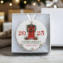 Personalised Ceramic First Christmas In Our New Home Decoration In Various Designs, thumbnail 1 of 7