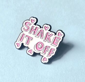 Shake It Off Swiftie Enamel Pin Badge, 2 of 4