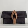 Minimalistic Clutch, Envelope Bag, Minimalist Purse, Grey Pouch, thumbnail 1 of 4