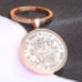1936 90th Birthday Half Crown Coin Keyring Gift, thumbnail 3 of 5