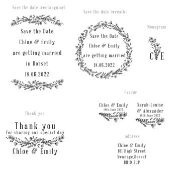 Wildflower Wedding Stationery Collection, 8 of 11
