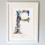 Personalised A To I Bright Wildlife Letter Print, thumbnail 12 of 12