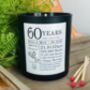 Personalised 60th Anniversary Years And Counting Candle, thumbnail 4 of 11