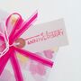 Large Pink Heart Anniversary Card, thumbnail 4 of 4