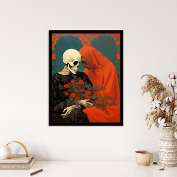 Til Death Do Us Part And Beyond Gothic Wall Art Print, 4 of 6