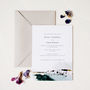 Watercolour And Foil Wedding Invitations, thumbnail 4 of 4