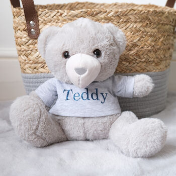 Personalised Teddy Bear With Name T Shirt, 5 of 5