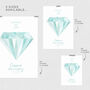 Diamond 60th Wedding Anniversary Personalised Print, thumbnail 2 of 2