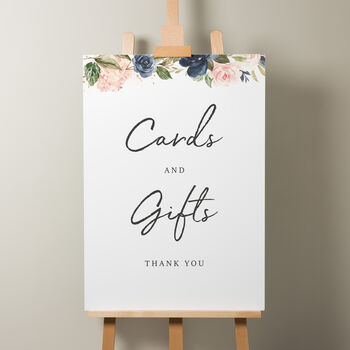 Floral Wedding Sweet Station Sign 'Elise', 7 of 9