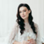 Beaded Bridal Cape Art Deco Wedding Capelet, thumbnail 2 of 12