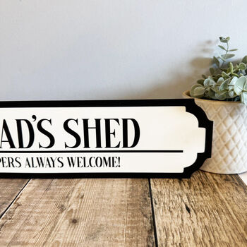 Personalised Shed Road Sign, 5 of 5