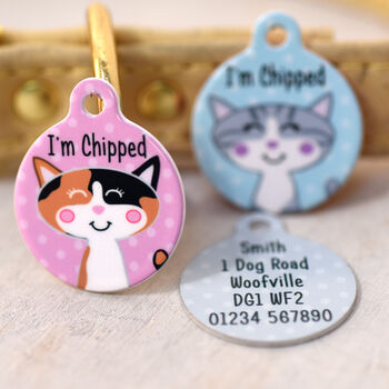 Cat ID Tag Personalised, 10 of 12