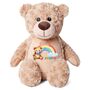 Personalised Hello World Rainbow Large Bear, thumbnail 1 of 7