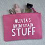 Bridesmaid Stuff Storage Pouch Bag, thumbnail 1 of 4