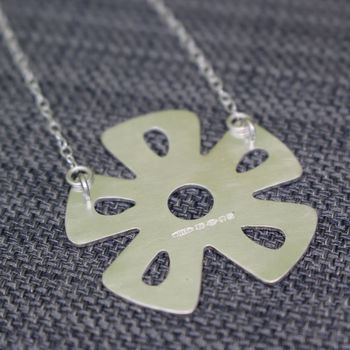 Sterling Silver Watercolour Daisy Necklace, 3 of 3