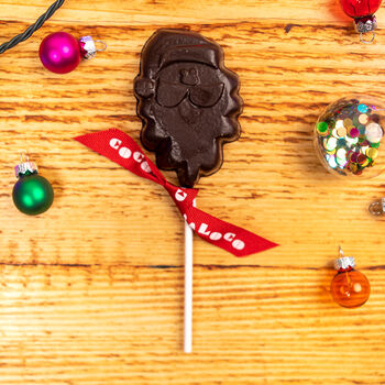 Dark Chocolate Santa Lolly, 2 of 2