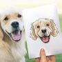 Personalised Dog Face Portrait Print, Dog Lover Gift, thumbnail 3 of 11