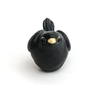 Blackbird Stoneware Ornament, 5 of 8