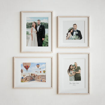 Newlyweds Gift Engagement Couple Gift Portrait, 10 of 11