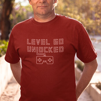 60th Birthday T Shirt For Gamers, 3 of 6
