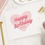 Personalised Heart Birthday Card For Best Friend, thumbnail 1 of 7