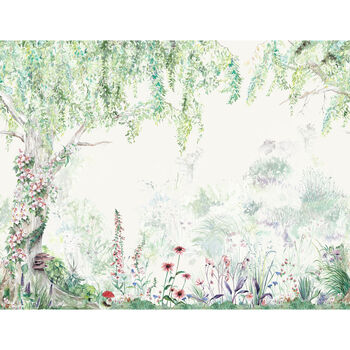 Flower Forest Wall Mural Wallpaper For Children, 2 of 8