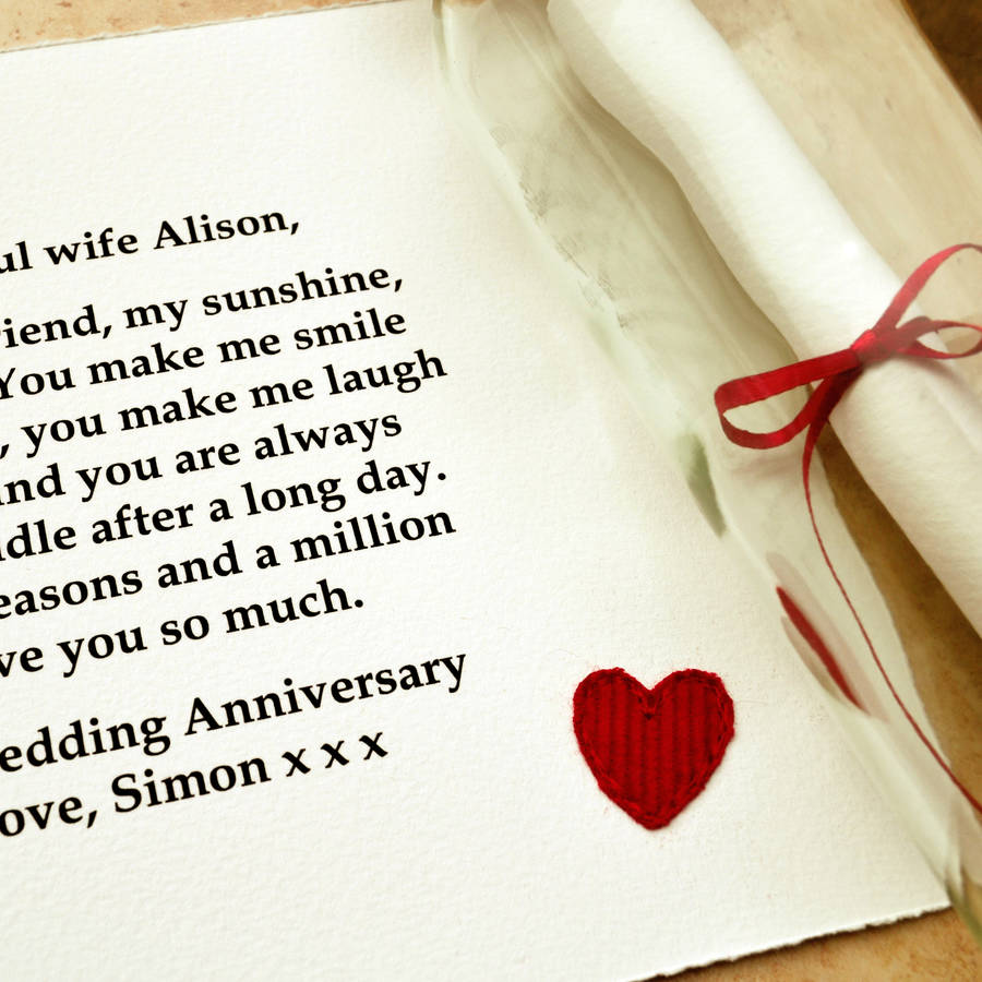 'best Friend' Wedding Anniversary Gift By Jenny Arnott ...