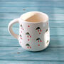 G Decor Handmade And Hand Painted Bee And Cherry Mug, thumbnail 4 of 5