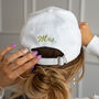 Embroidered Personalised Mrs Cap, thumbnail 1 of 4