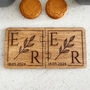 Personalised Oak Veneer Jigsaw Coasters Couple Gift, thumbnail 2 of 7