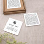 Set Of Two Ceramic Prosecco Coasters In Gift Box, thumbnail 3 of 11