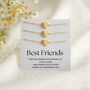 Three Best Friends Gift Heart Bracelets For Three Friends, thumbnail 1 of 8