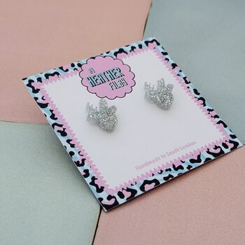 Small Reindeer Christmas Studs *More Colours Available*, 8 of 10