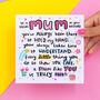 Mum You've Always Been There Birthday Card, thumbnail 1 of 2