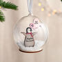 Penguin First Christmas Baby Details Bauble, thumbnail 2 of 7